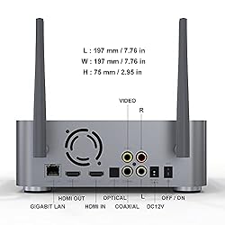 zidoo Z10Pro 4K Media Player, with Realtek 1619DR