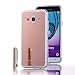 Samsung Galaxy Amp Prime Case, Nicelin Acrylic Plastics Mirror Plane Cover and Soft TPU Material Case for Samsung Galaxy Amp Prime (Cricket) / SM-J320AZ [NOT for Samsung Galaxy Amp 2 ] (Pink Gold)