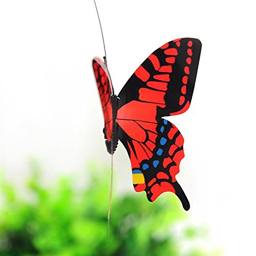 VT BigHome Solar Toy Sunflower With Butterfly Dancing Solar Battery On Garden Plugs Garden Lawn Pot Bed Decoration Ornament Color Random - Thumbnail 5