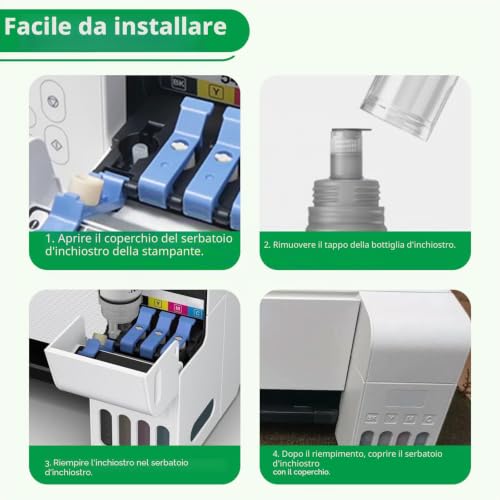 FANSHENG 104 Ink Compatible with Epson 104 Cartridges 104 for ET-1810 ET-2870 ET-2720 ET-2715 ET-2721 ET-2712 ET-2810 ET-2820 ET-2821 ET-2825 ET-2825 ET-2825 ET-2825 ET-2825 ET-2826 ET-4700 ET-4800 (2 x Black)