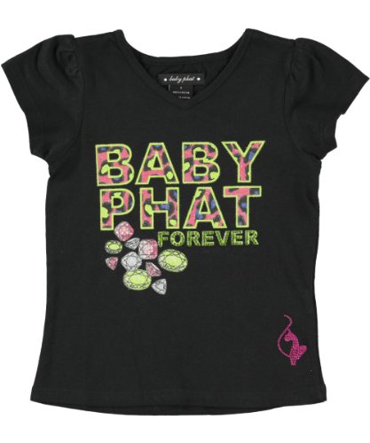 Baby Phat Girls Graphic V-neck Tee