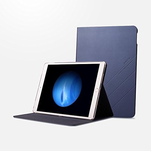 iPad Pro 10.5 Case, Shockproof Lightweight Cover, Ultra Slim Multi-angle Stand Folio Cover Protector with Auto Sleep / Wake for iPad Pro 10.5 Inch(Dark Blue)