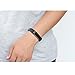 bayite Leather Bands Compatible with Fitbit Alta and Alta HR, Black 5.5