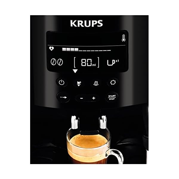 Krups EA8150 Kaffeevollautomat Essential Espresso | 1450 Watt | 1,7 Liter Wassertank | 15 bar | LCD-Display | 3… – Bild 5