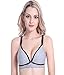 Vemure Cotton Maternity Nursing Sleep Bra for Breastfeeding Wireless Soft Cup Front Button Clip Down Bras