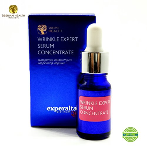 ANTI AGING Natural FACE SERUM - ANTI WRINKLE Experalta Platinum Cream Complex New Innovative Level of SKIN CARE Cosmetics for Face & Eyes by Siberian Health (WRINKLE EXPERT, 10ml)