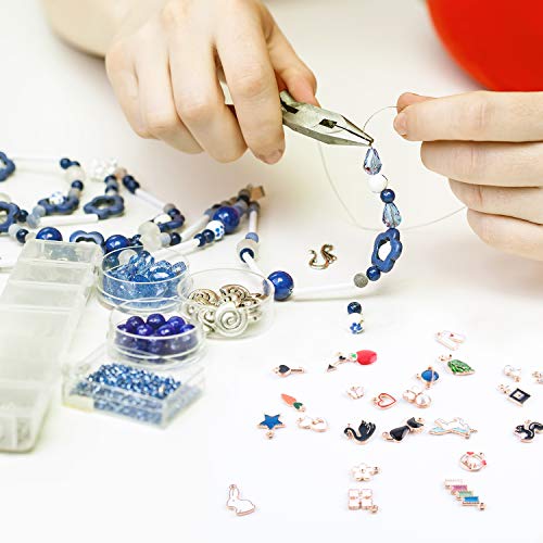 Duufin 90 Pieces Charms Assorted Gold Plated Enamel Charm Animal Moon Star Fruit Mixed Charms for Bracelet Necklace Jewelry Making - Thumbnail 4