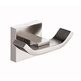 Kraus KEA-14401BN Aura Bathroom Accessories - Double Hook Brushed Nickel