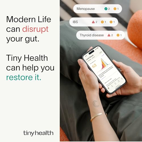 Tiny Health Gut Health Test Kit for Adults, Fast & Mess-Free, Home Test for Women and Men with Easy Ship-in Kit, 3-4 Weeks Results, Understand Biomarkers with Expert Insights