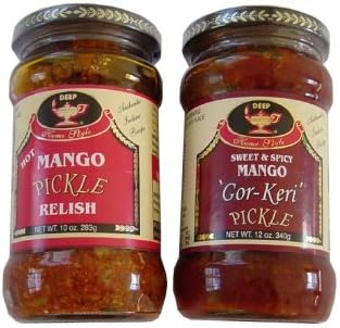 Indian Indulgence - Mango Pickle set - Relish &amp; Gor keri