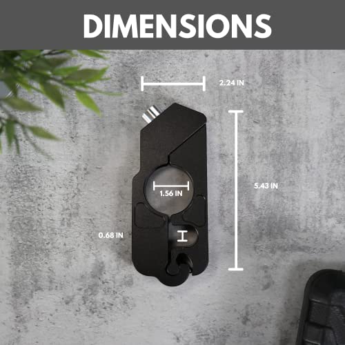 PLORIS by Monster Fairings Motorcycle Handlebar Grips, Heavy Duty Adjustable Anti Theft Motorcycle Lock for Protection (Blue)