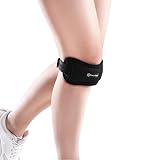 Patella Knee Brace Support for Knee Pain Relief, Comfortable Knee Strap Protection for Running, Hiking, Soccer, Basketball, Volleyball, Squats & Gym training, Adjustable Strapping & Breathable