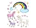 Style & Apply Unicorn Set Wall Decal Wall Print Decal, Sticker, Mural Vinyl Art Home Decor - DS 886-20in x 23in