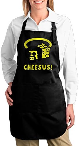 Cheesus Medium Length Kitchen Unisex Apron