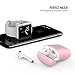 AhaStyle AirPods Case Silicone Protective Cover Skin Shock Proof Apple Airpods Charging Case (Pink)