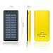 Solar charger Ruipu 24000mah Power Bank Portable charger With 3 USB Port External Battery Pack Phone Charger With 2 Flashlight For iPhone iPad Samsung HTC Cellphones Tablet And More