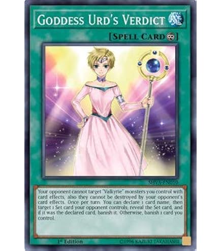 Amazon.com: Yu-Gi-Oh! - Goddess Skuld's Oracle - SHVA-EN008 - Super Rare -  1st Edition