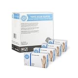 SupplyMaster SMCVE4L Vinyl Exam Disposable Gloves