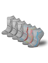 Calcetines Saucony para mujer, paquete de 6 con perno, ajuste cómodo, ajuste sin espectáculo