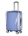 Holly LifePro Travel Waterproof Luggage Clear PVC Cover Protector Suitcase Fits Most 20