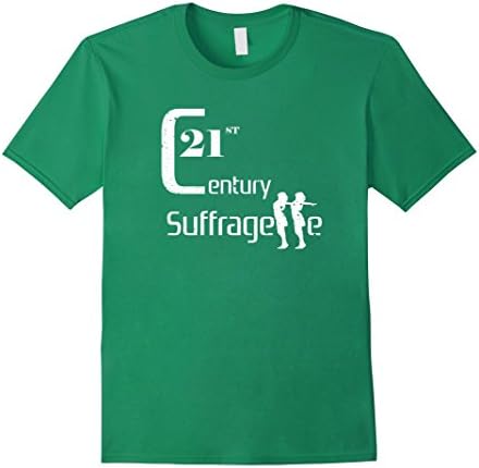 Men's 21st Century Suffragette Modern Feminist T-Shirt Large Kelly Green