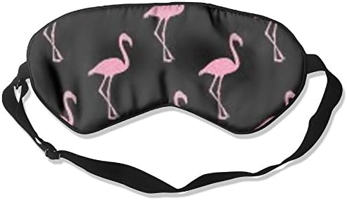 Flamingos Pink Sleep Mask For Sleeping Contoured Shape Ultra Lightweight Comfortable Eye Mask
