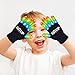 HITOP Led Gloves Kids, Light Up Gloves Finger Light Cool Toys Gift Stocking Stuffers for Boys Girls Age 5 6 7 8 9 10 Christmas Thanksgiving Birthday Glow Party Favor with Extra Batteries