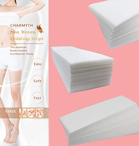 image for Charmyth Wax Strips Hair Removal, Body and Facial Non-Woven Wax Strips