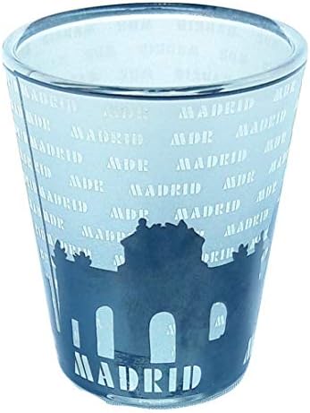 New Shot Glass Tequila Matte España Madrid Capital of Spain Puerta de Alcalá