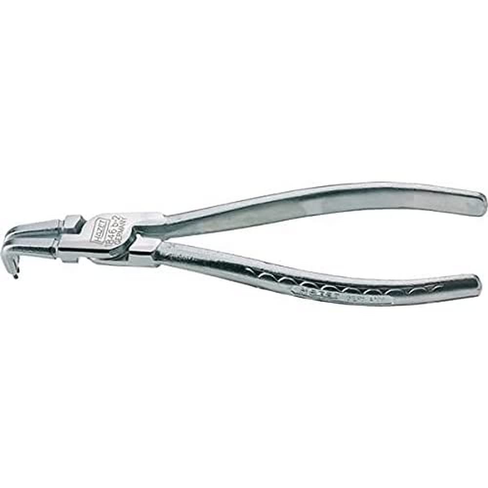 HAZET 1846B-0 139 mm Circlip Pliers - Chrome-Plated/Steel Grey