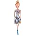 Total 56pcs - 7 Pack Barbie Clothes Dresses Accessory Party Grown Outfits Barbie Fashionista + 49pcs Barbie Accessories Shoes Bags Necklace Mirror Hanger Tableware for Barbie Doll Girl Birthday Gift