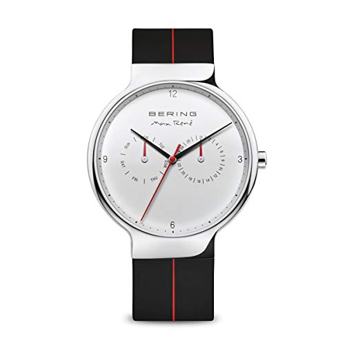 BERING-Time-Mens-Slim-Watch-15542-404-42MM-Case-Max-Ren-Collection-Silicone-Strap-Scratch-Resistant-Sapphire-Glass-Minimalistic-Designed-in-Denmark