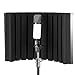 Neewer® Portable Microphone Acoustic Isolation Shield with Lightweight Metal Alloy, Acoustic Foams, Mounting Brackets and Screws for Mic Stand with 5/8