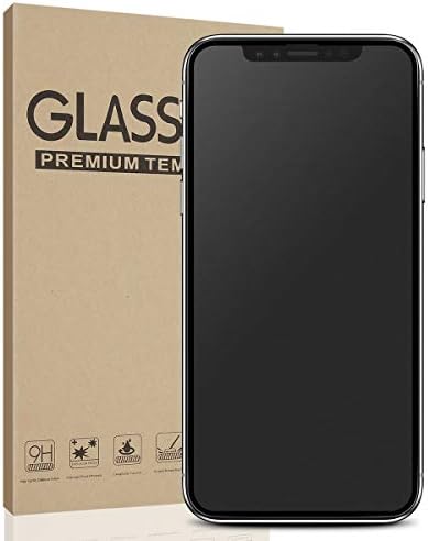 Matte Glass Screen Protector for iPhone X/Xs Full Screen, Anti-Glare & Anti-Fingerprint No Dazzling Tempered Glass 9H Hardness HD Clear Case Friendly 3D Touch Bubble Free Shield Film for iPhone X/Xs