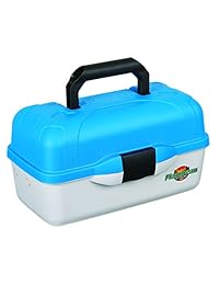Caja de accesorios para bandejas Flambeau Outdoors 2, Azul   Blanco, 13.5 "x 8.5" x 7.5 "