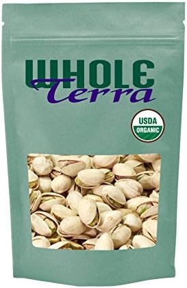 Whole Terra Organic Inshell Pistachios Roasted and Salted (2 Pounds)