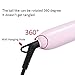 Hair Straightener Brush Ceramic Heating LCD Digital Hair Straightening Brush Adjustable Temperature