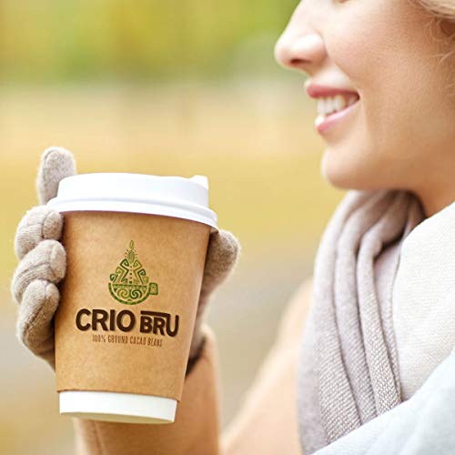 Crio Bru Maya Light Roast | Organic Healthy Brewed Cacao Drink | Great Substitute to Herbal Tea and Coffee | 99% Caffeine Free Keto Whole-30 Low Calorie Honest Energy (80 oz (5 lb))
