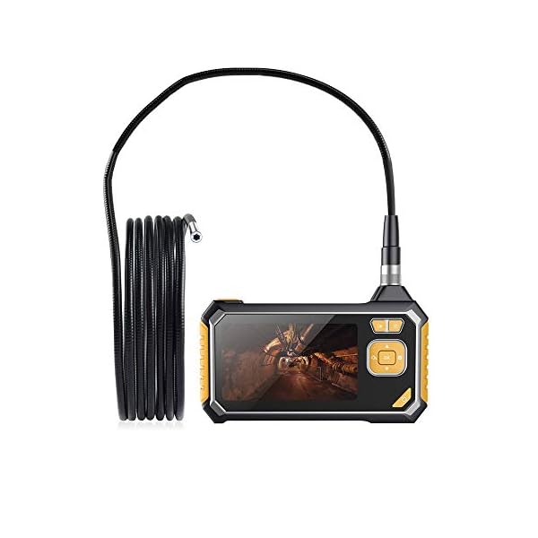 QIANG Endoskop, Endoskopkamera Upgrade 5.0 Megapixel 1080P HD Inspektionskamera Mit 2600mAh Akku Halbstarre…