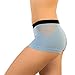 Alyce Athletics Women's Seamless Boyshort Sport Panty with Cut Out Design, Pack of 6