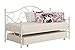 DHP Universal Metal Trundle Frame with Locks, Fits Most Twin Size Daybeds, White