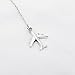 ENSIANTH Infinity and Airplane Lariat Y Necklace Jet Plane Jewelry for Flight Attendant Traveler (Airplane Y Necklace)