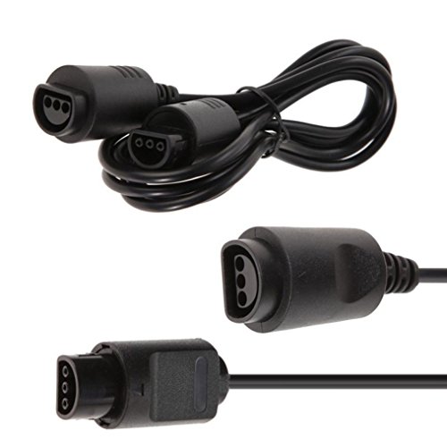 Coohole 6 Feet Durable Extended Extension Cable Cord for Nintendo 64 N64 Controller, Black - Thumbnail 6