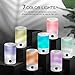 JBTOR Cool Mist Humidifier, 3L Ultrasonic Air Humidifier Essential Oil Diffuser for Large Bedroom, Home Baby with Remote Control, 7 Color Mood Lights, Adjustable Mist Output, Auto Shut Off