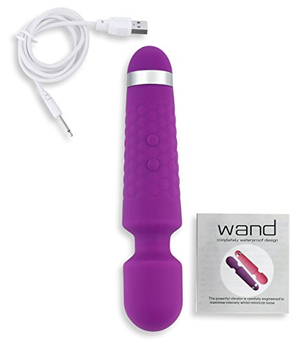 LoveI Silicone USB Rechargeable 12 Speed Vibrating Personal Massager (Purple)
