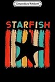 Composition Notebook: 70s Vintage Sea Star Beach Clothes Quote Gift Starfish  Journal/Notebook Blank Lined Ruled 6x9 100 Pages