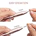 20000 RPM Portable Electric Nail Drill Machine Handpiece Nail File Kit Professional Pen Shape Sets for Home Use or Beauty Salon(Gold)