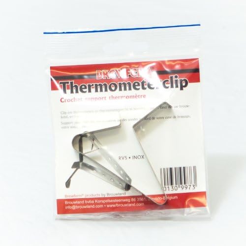 Stainless Steel Clip To Secure Thermometer-Clamp Retaining Clip