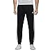 adidas Men's Essentials 3-Stripe Jogger Pants, Black/White, Medium