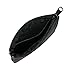 CTM® Leather Credit Card Pouch and Coin Holder, Black